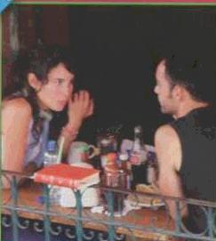 Ana comiendo con FabiÃ¡n Corres
